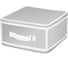 Короб складной на молнии Handy Home Калейдоскоп 400x300x250 мм, прозрачный с серым ESH09LM L 2