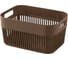 Корзина для хранения 23 Болта 3 л, 21x15.5, с ручками, коричневая, 1 шт. KL141011105ф1 1