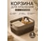 Корзина для хранения 23 Болта 3 л, 21x15.5, с ручками, коричневая, 1 шт. KL141011105ф1 2