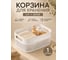 Корзина для хранения 23 Болта 3 л, 21x15.5, с ручками, белая, 1 шт. KL141011048ф1 2