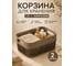 Корзина для хранения 23 Болта 3 л, 21x15.5, с ручками, коричневая, 2 шт. KL141011105ф2 2