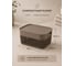 Корзина дляxранения 3л 22x15.9 с крышкой коричневая,2шт Д KL141111105ф2 23 БОЛТА 3