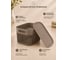 Корзина дляxранения 3л 22x15.9 с крышкой коричневая,2шт Д KL141111105ф2 23 БОЛТА 4