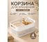 Корзина для хранения 23 БОЛТА 5 л, 24.8x18.2, с ручками, белая, 4 шт. KL141211048ф4 2