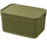 Корзина для хранения 23 БОЛТА Эко 5 л, 28.1x18.5, с крышкой, зеленая, 2 шт. KL411311049ф2 1