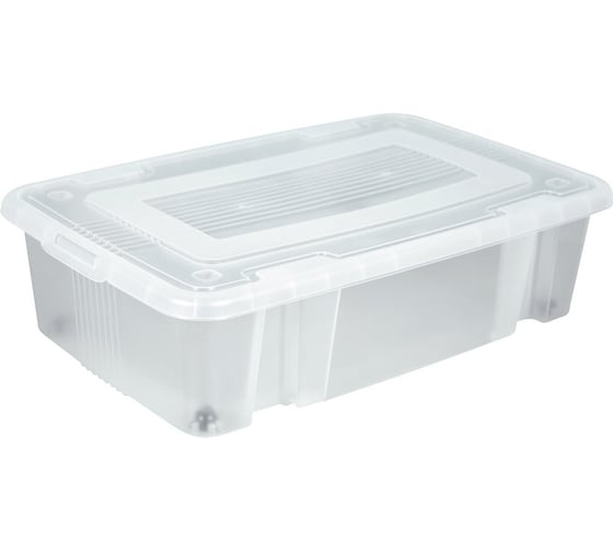 Ящик универсальный с крышкой МУЛЬТИДОМ 58x38x15 см, 25 л 30409 1