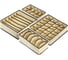 Набор органайзеров DEFENDER HOME Violetta 4 бежевый, 32х32х10x2/32х16х10x2 GS539 1