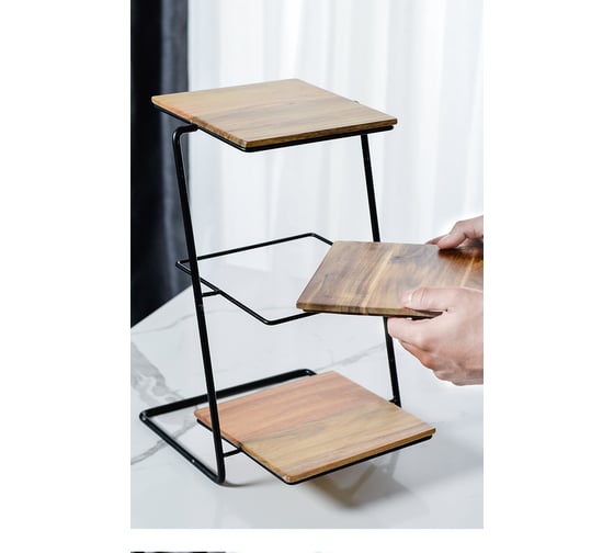 Полка-подставка ZDK Homium, 3 уровня, размер 23,5x20,5x36,5 см shelf1