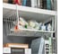 Полка для хранения ZDK Homium, цвет белый, размер 48x24,5x14 см shelf8white 4