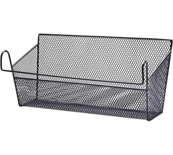 Полка для хранения ZDK Homium накопитель, цвет черный, размер 39x9х18,5 см shelf9black 1