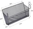 Полка для хранения ZDK Homium накопитель, цвет черный, размер 39x9х18,5 см shelf9black 3