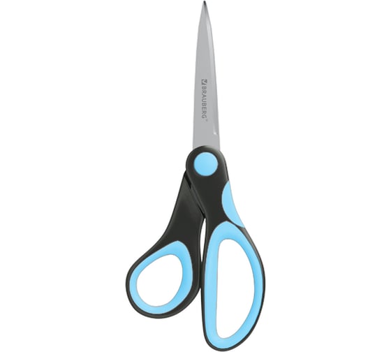 Ножницы BRAUBERG ULTRA COLOR, 180 мм, эргономичные прорезиненные ручки, ассорти, 274313