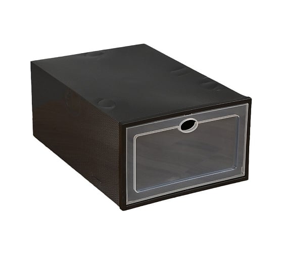 Коробки для хранения обуви Ridberg 10 шт, черный 1214603