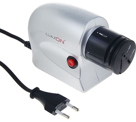 Электрическая ножеточка для ножей, ножниц, отвёрток LUAZON LTE-01, 220 В, серая 1170133