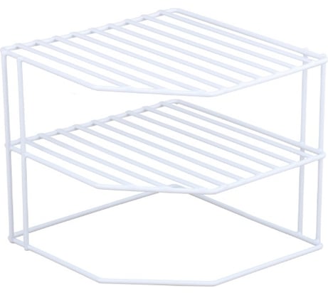 Трехуровневая угловая полка-органайзер для хранения в шкафу UniStor MALIBU 212314