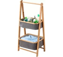 Органайзер для хранения мелочей UniStor SUMATRA с двумя корзинками, 100% бамбук 211478