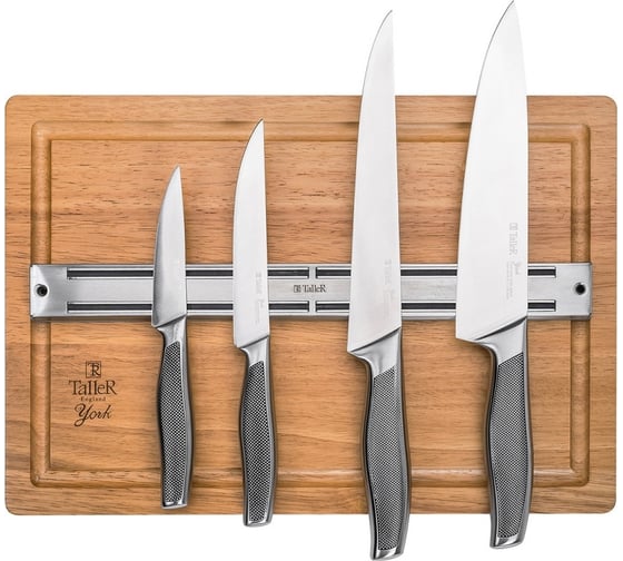 Набор ножей TALLER Йорк 6 предметов, лезвия ножей сделаны из коррозионностойкой стали 420S45 TR-2002 1