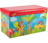 Короб-пуф для хранения игрушек Beroma Динозавры 07702624