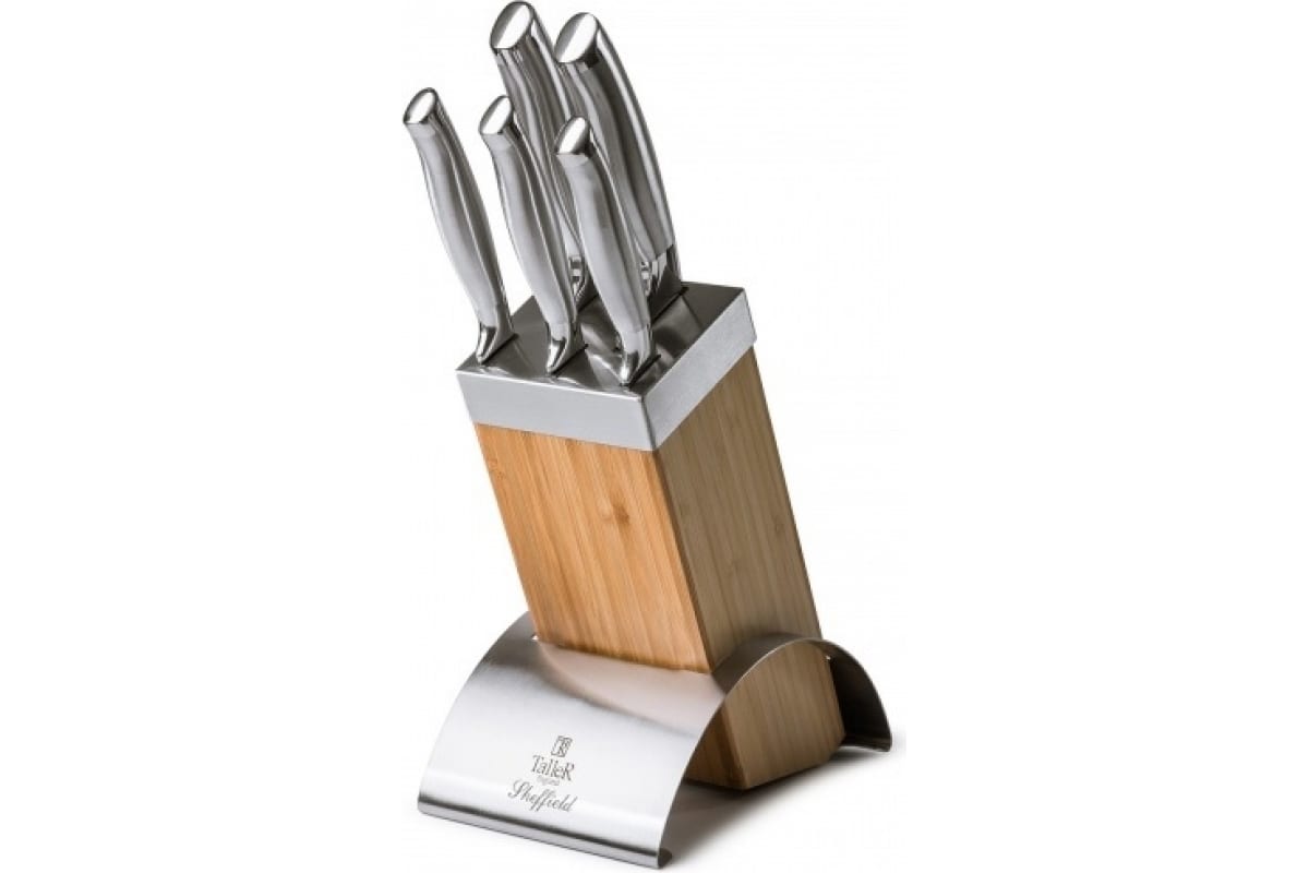  ножей TALLER Шеффилд 6 предметов, лезвия ножей сделаны из .