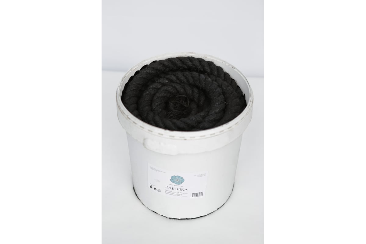 Канализационная каболка ООО ЮНАФЛЭКС 18-20 мм, ведро 20 кг КБЮ1820 в ...