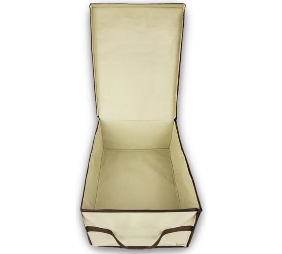 Коробка для хранения Paxwell Ордер Про 354520 с крышкой, бежевый ORBCPR354520-103235