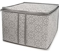 Кофр для стеллажей и антресолей ГЕЛЕОС Грей, размер 35x30x25 см ГРЕ-24