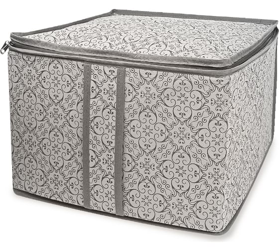 Кофр для стеллажей и антресолей ГЕЛЕОС Грей, размер 35x30x25 см ГРЕ-24 1