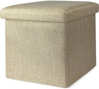 Складной короб-пуф ГЕЛЕОС 38-КХ, размер 38x38x38 см, бежевый ПУФ-38-КХ
