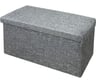 Складной короб-пуф ГЕЛЕОС 76-ТС, размер 76x38x38 см, серый ПУФ-76-ТС