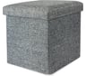 Складной короб-пуф ГЕЛЕОС 38-ТС, размер 38x38x38 см, серый ПУФ-38-ТС