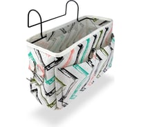 Подвесной органайзер ГЕЛЕОС Елочка, большие карманы, белый ОРГ-БК12