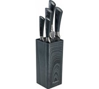 Набор кухонных ножей Alpenkok AK-2115 на подставке, 6 предметов нержавеющая сталь 6 0R-00005925