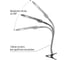 Настольная круглая лупа TDM ELECTRIC d 105 мм, 2-х/5-ти кратное увеличение с LED подсветкой SQ1025-0901 4