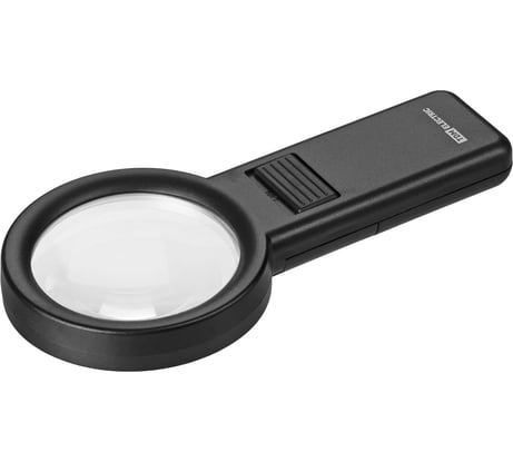 Ручная круглая лупа TDM ELECTRIC d 68 мм, 6-ти кратное увеличение, LED подсветка SQ1025-0904