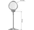 Круглая настольная лупа TDM ELECTRIC d 125 мм, 2-х/5-ти кратное увеличение LED подсветкой SQ1025-0902 3