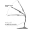 Круглая настольная лупа TDM ELECTRIC d 125 мм, 2-х/5-ти кратное увеличение LED подсветкой SQ1025-0902 4