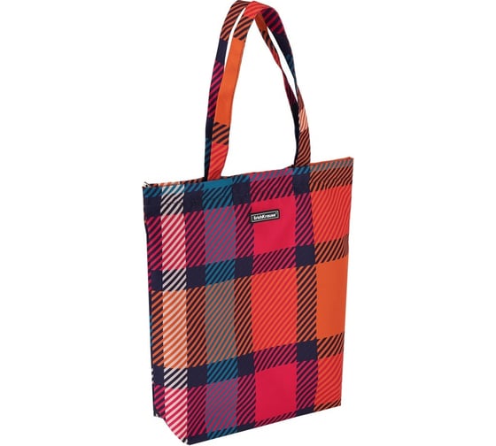 Сумка-шоппер ErichKrause 14L Tartan на молнии 48932