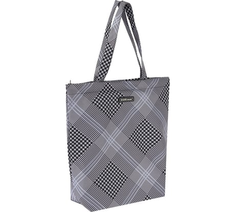 Сумка-шоппер ErichKrause 14L Black&White на молнии 48930