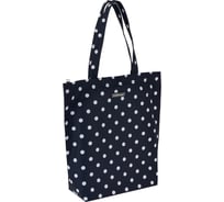Сумка-шоппер ErichKrause 14L Dots in Black на молнии 51945