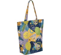 Сумка-шоппер ErichKrause 14L Lime на молнии 51930