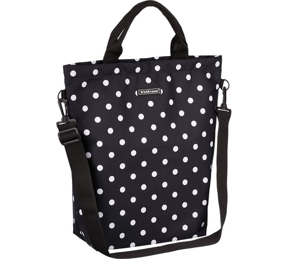 Сумка-шоппер ErichKrause Tote 14L Dots in Black 51883 1