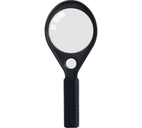 Офисная лупа DELI E9092 увеличение x3 диаметр 50 мм черный упаковка блистер 716241