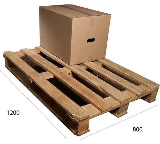 Картонная коробка PACK INNOVATION 60x40x40 см, с ручками, объем 96 л, 1 шт IP0GK000R00604040-1