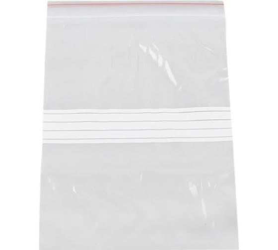 Пакет PACK INNOVATION с замком зиплок, с полосой для надписи, 18x25 см, 60 мкм, 50 шт IP00PN0182560-05