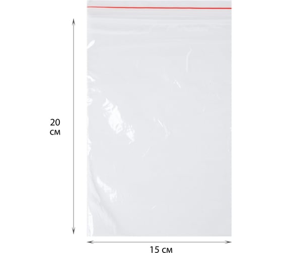 Пакет PACK INNOVATION с замком Zip-Lock, 15x20 см, 40 мкм, 1000 шт IP00152240-10