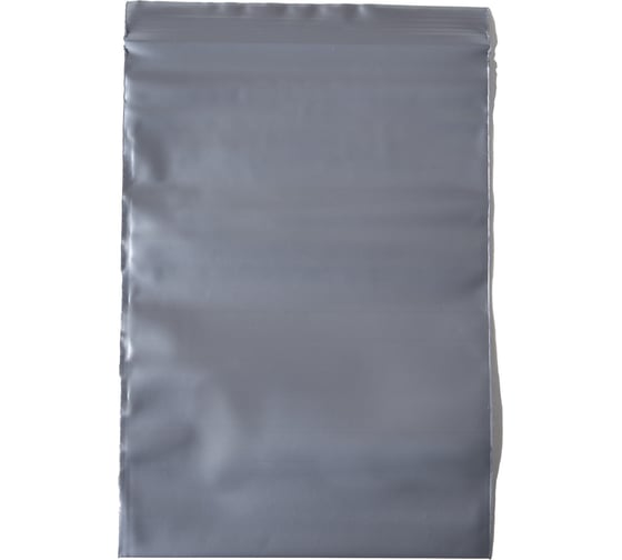 Пакет PACK INNOVATION с замком зиплок, 12x17 см, 60 мкм, серебристый металлик, 50 шт IP0CS121760-0.5