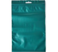 Пакет PACK INNOVATION с замком зиплок, 15x22 см, 60 мкм, с европодвесом, зеленый, 50 шт IP0CG152260-0.5