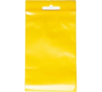 Пакет PACK INNOVATION с замком зиплок, 8x12 см, 60 мкм, с европодвесом, желтый, 100 шт IP0C081260-1