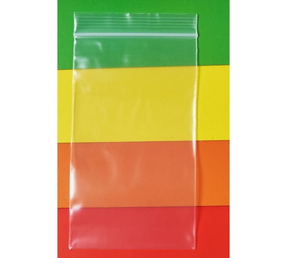 Пакет PACK INNOVATION с замком Zip-Lock, 7x12 см, особопрочный, 80 мкм, 50 шт IP00071280-50