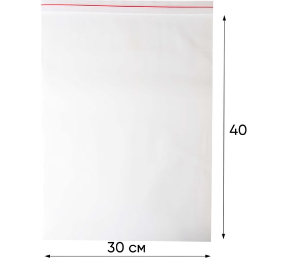 Пакет PACK INNOVATION с замком Zip-Lock, 30x40 см, 100 мкм, 50 шт IP0003040100-0.5
